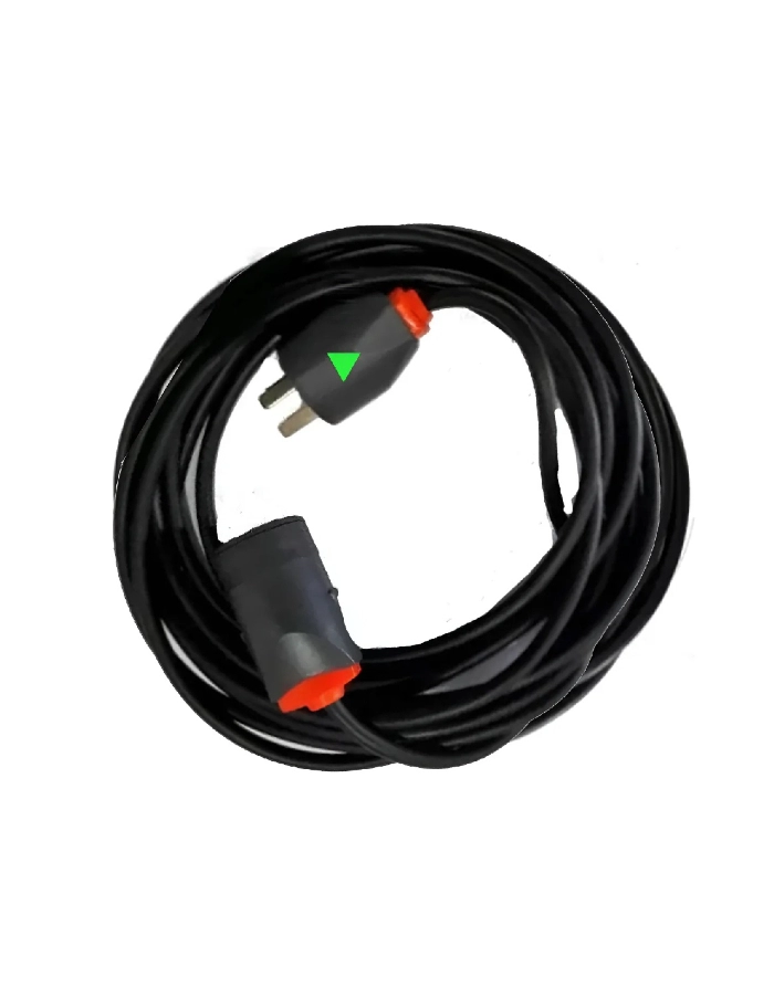 Prolongador armado Macho-Hembra binorma 20m RICHI negro con traba de seguridad